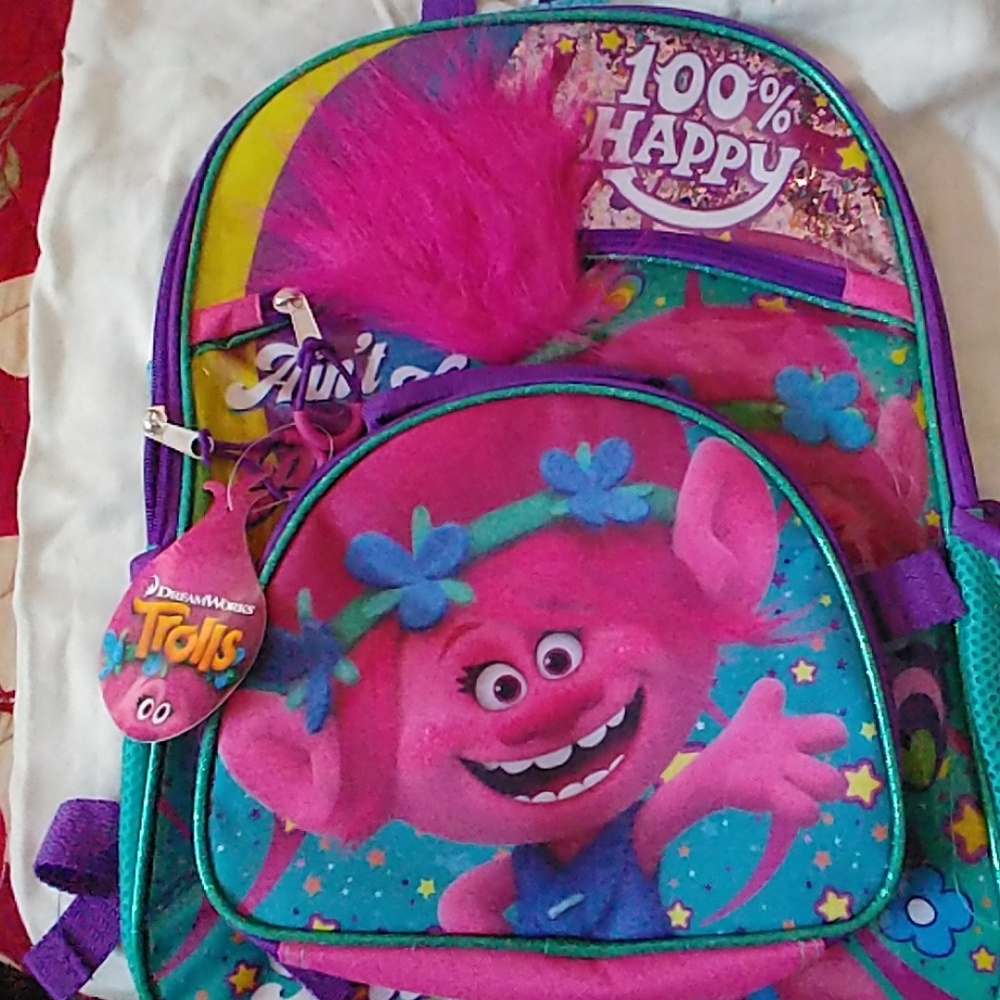 Trolls bookbag new
